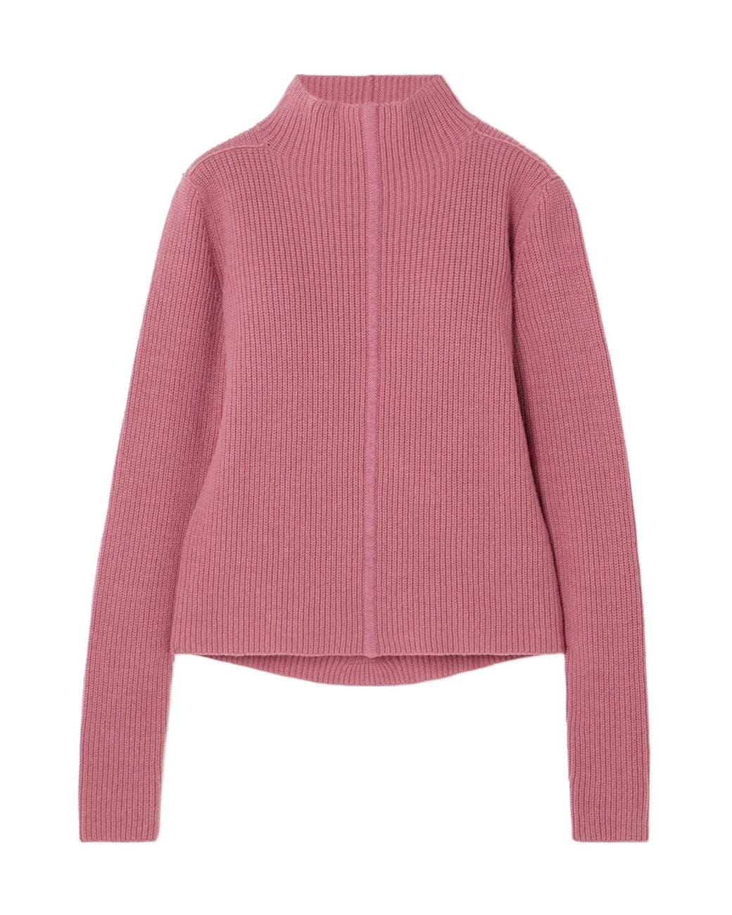 Rick Owens Pink Long-Sleeved Sweater