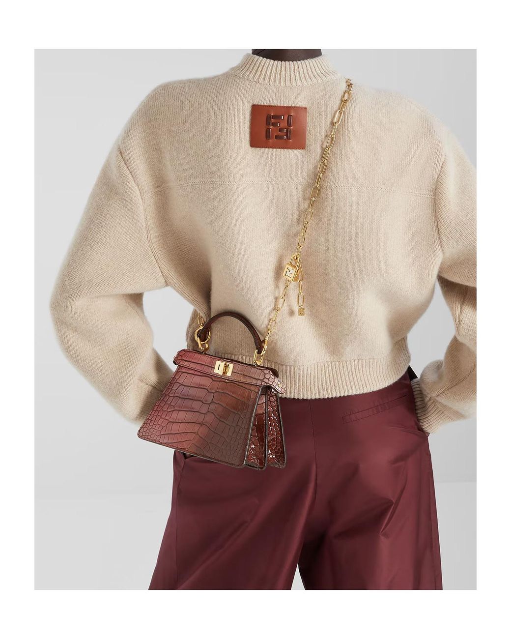 Fendi White Strap You