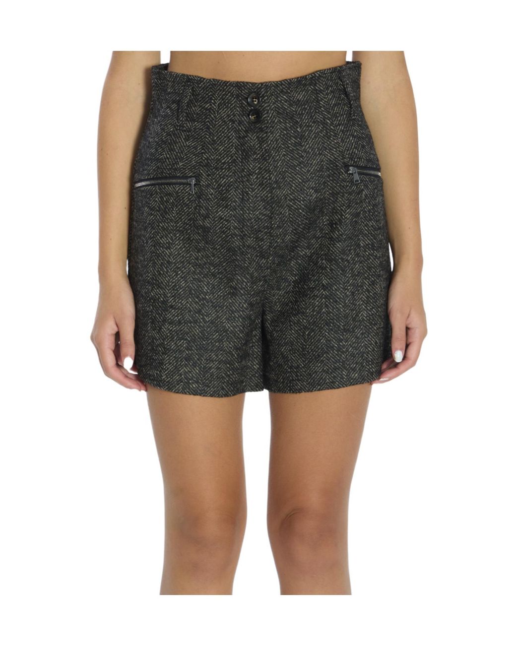 Max Mara Black Bolzano Shorts