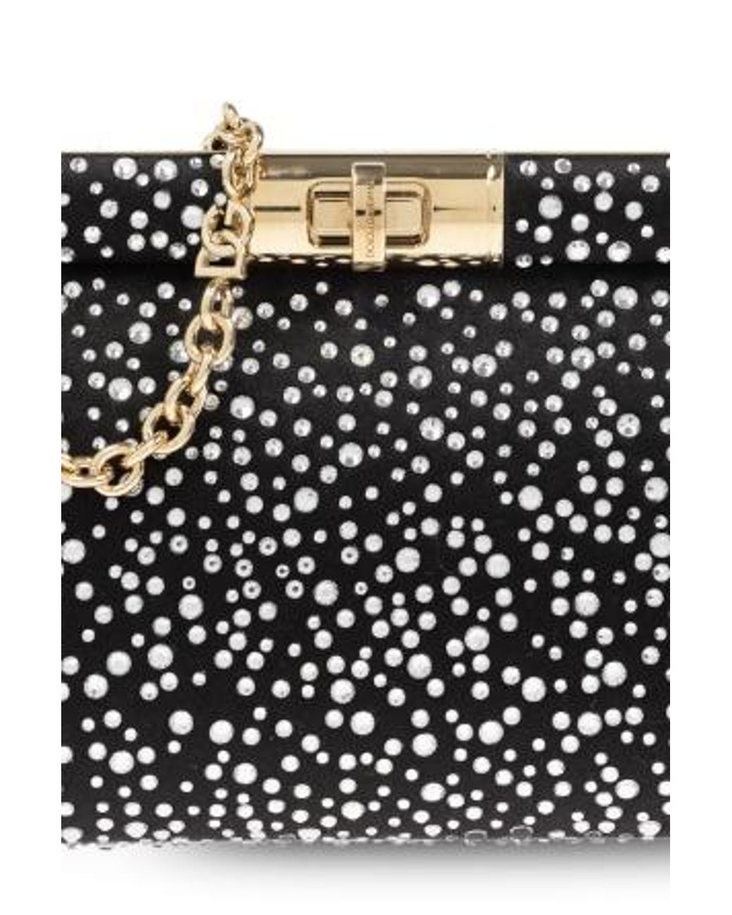 Dolce & Gabbana Black Small Marlene Shoulder Bag