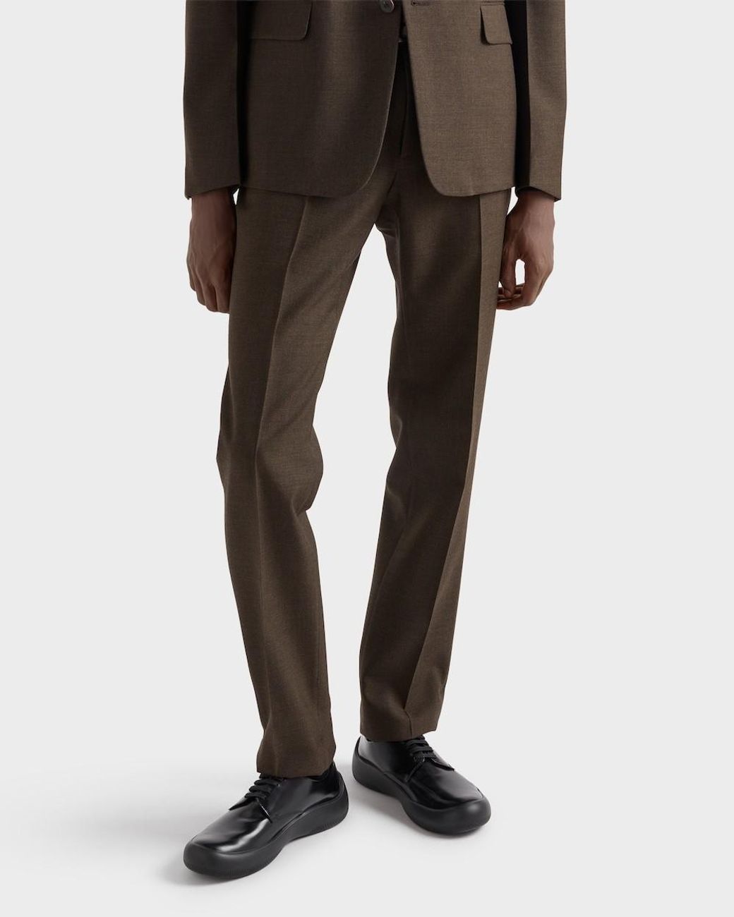 Prada Multicolor Single-Breasted Wool Suit for men