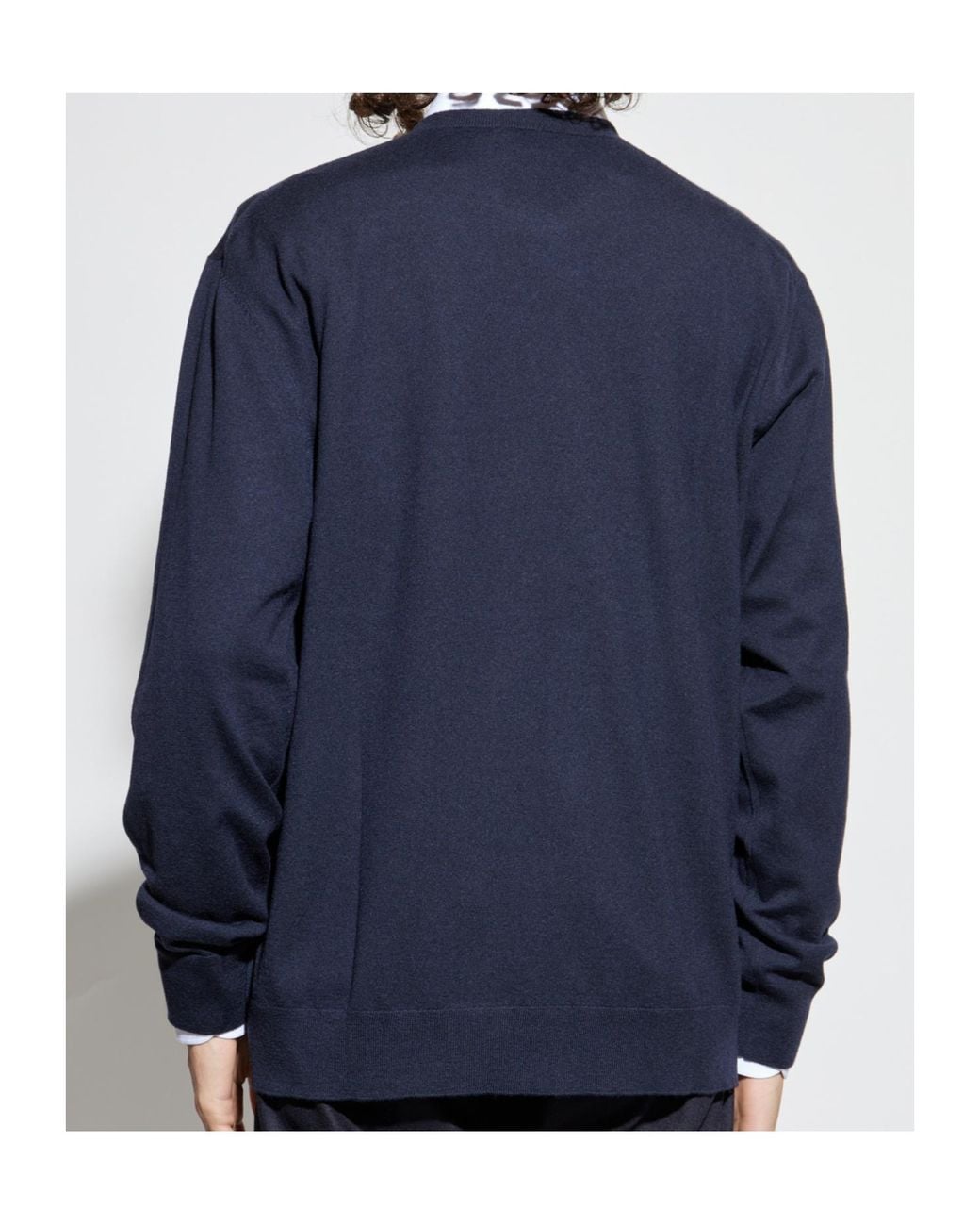Eleventy Blue Crew Neck Cashmere Knitwear for men