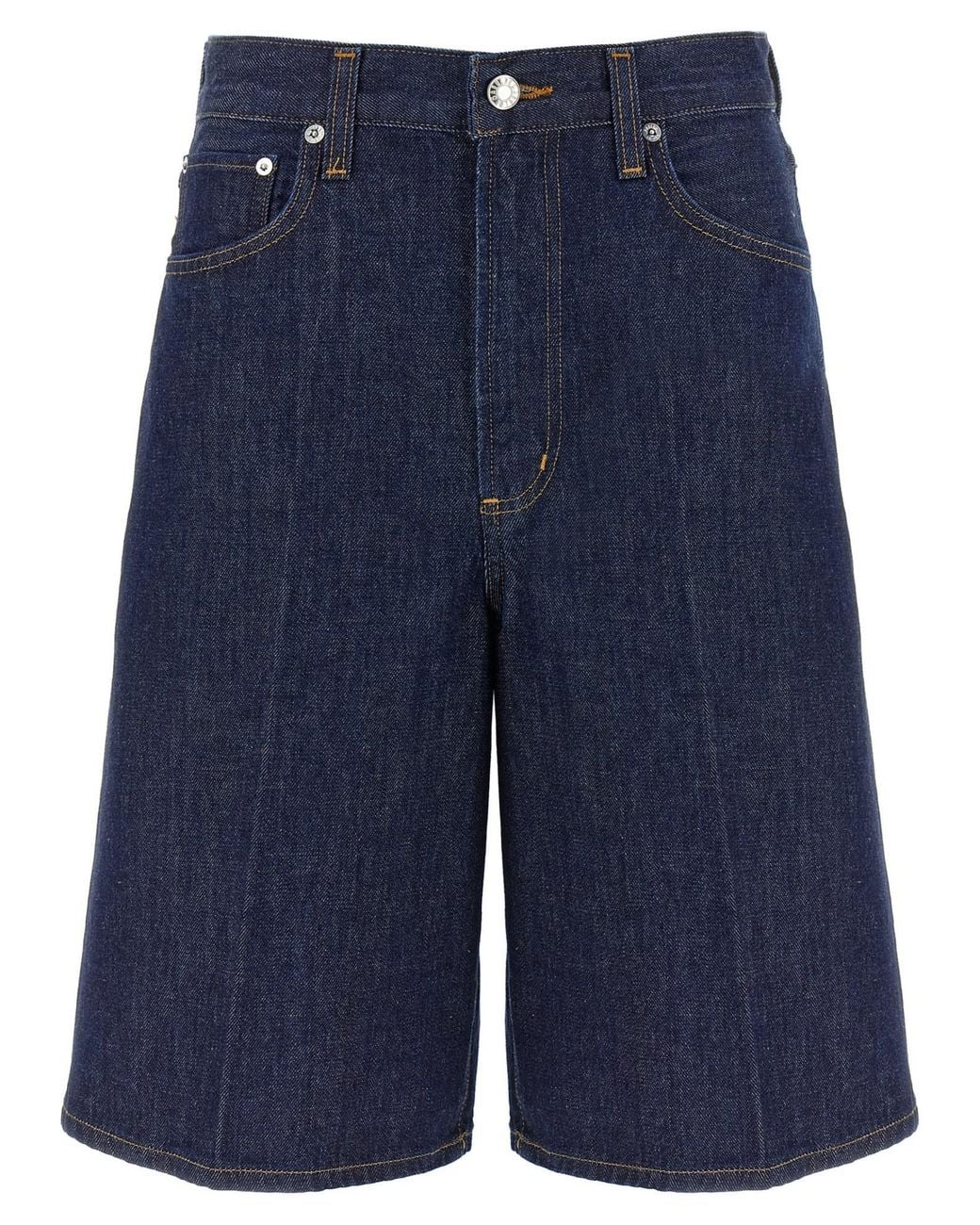 Agolde Blue 'Nolan' Bermuda Shorts