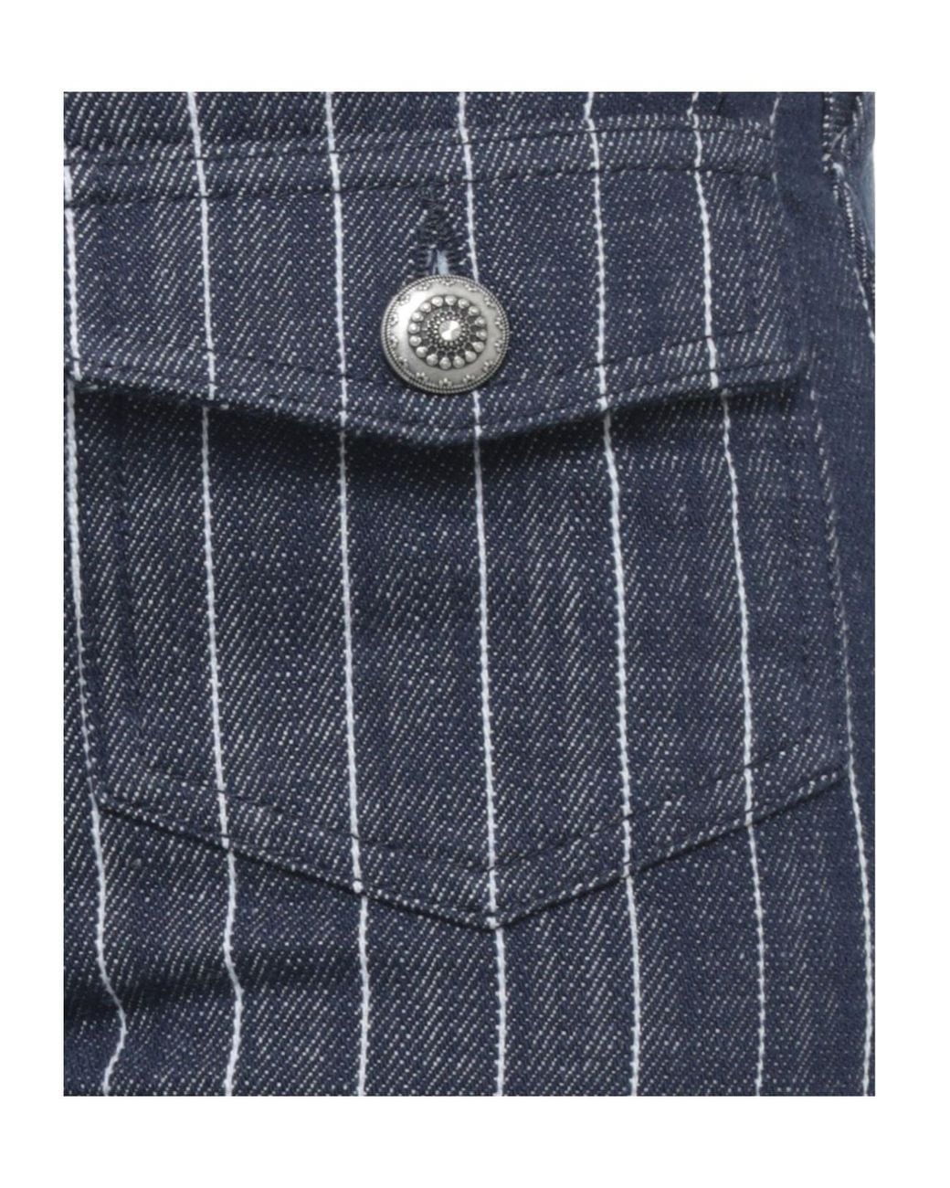 Dondup Blue Esibizionista Pinstripe Pants