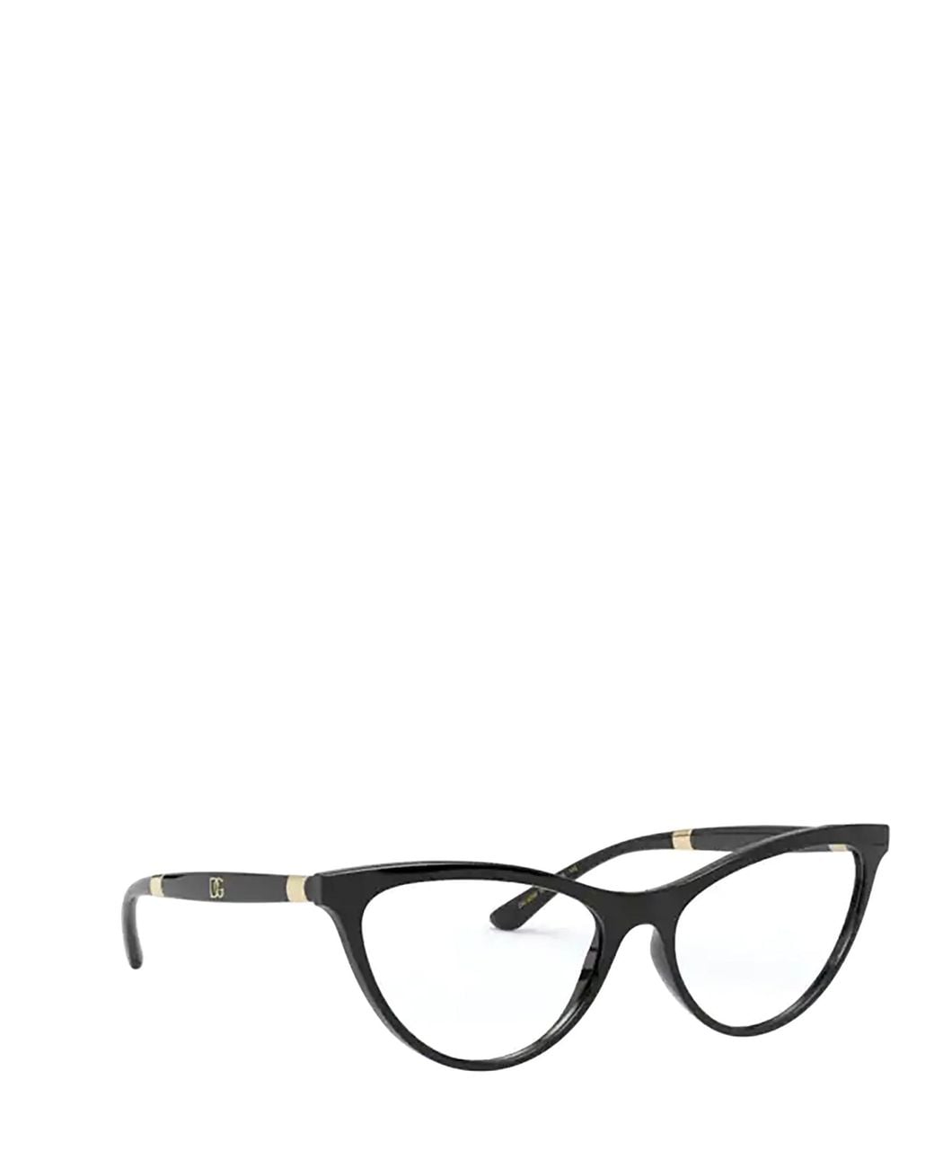 Dolce & Gabbana White Eyewear Cat-Eye Frame Glasses