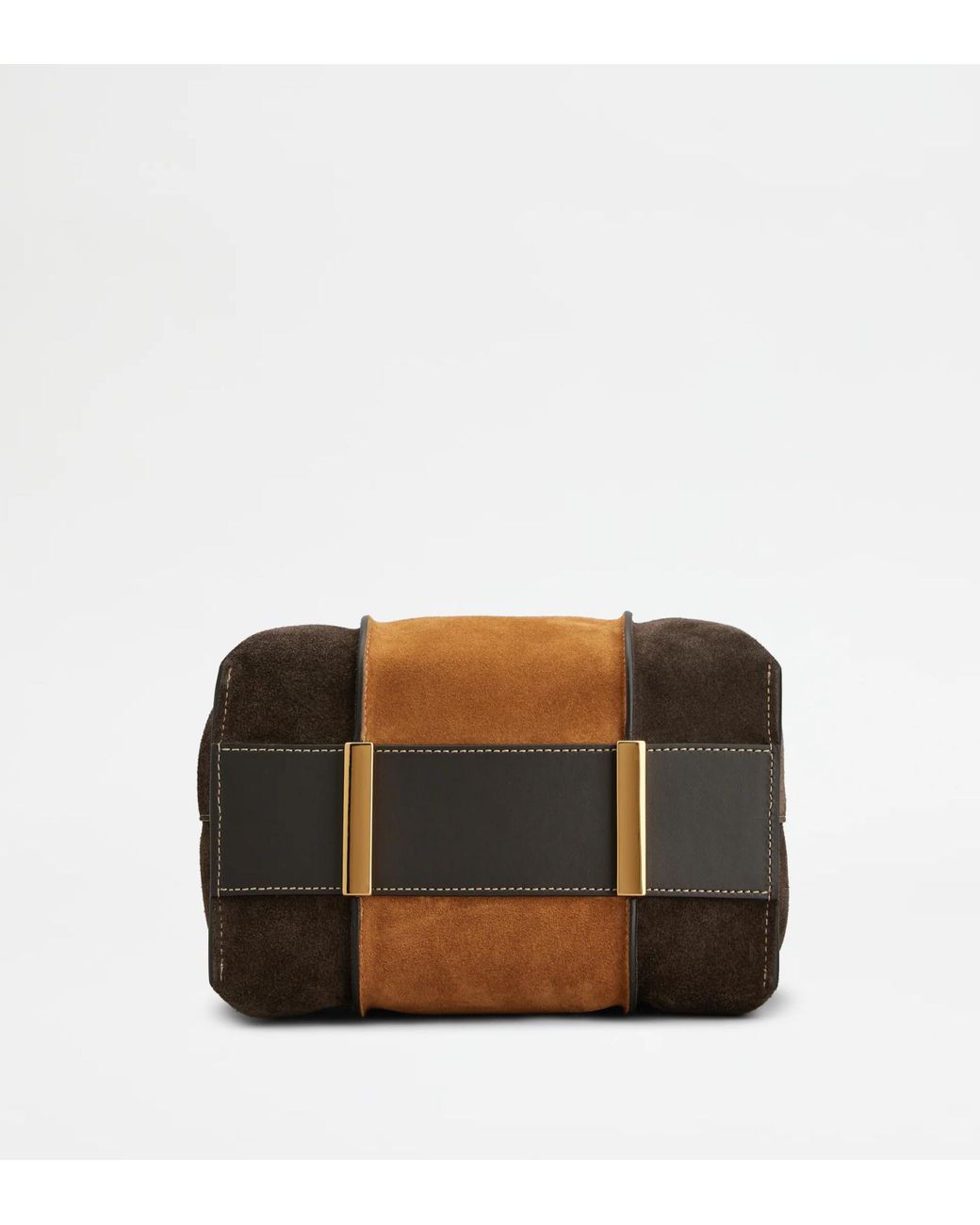 Tod's Brown T Timeless Mini Tote Bag