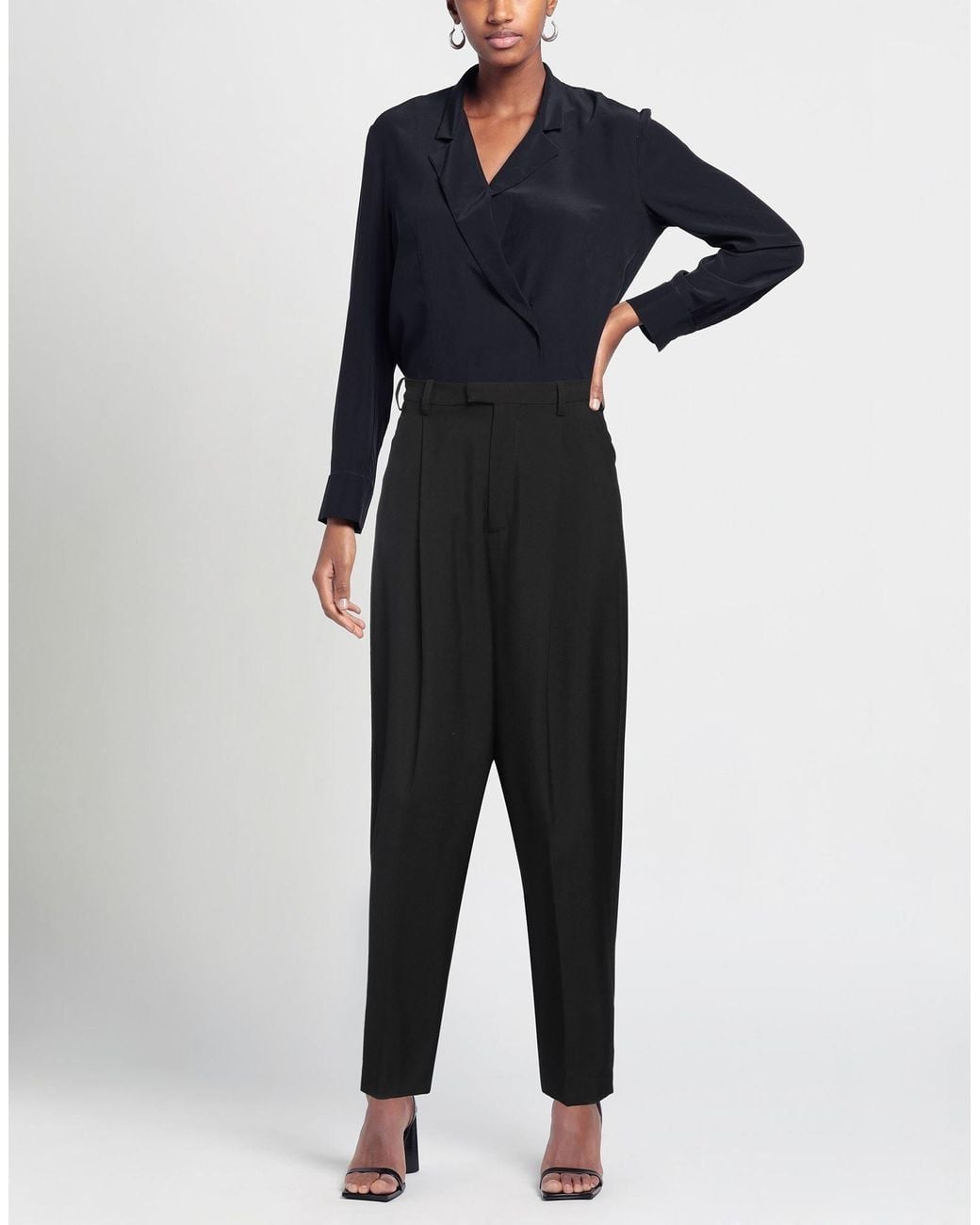 Marni Black Slim-Fit Dress Pants