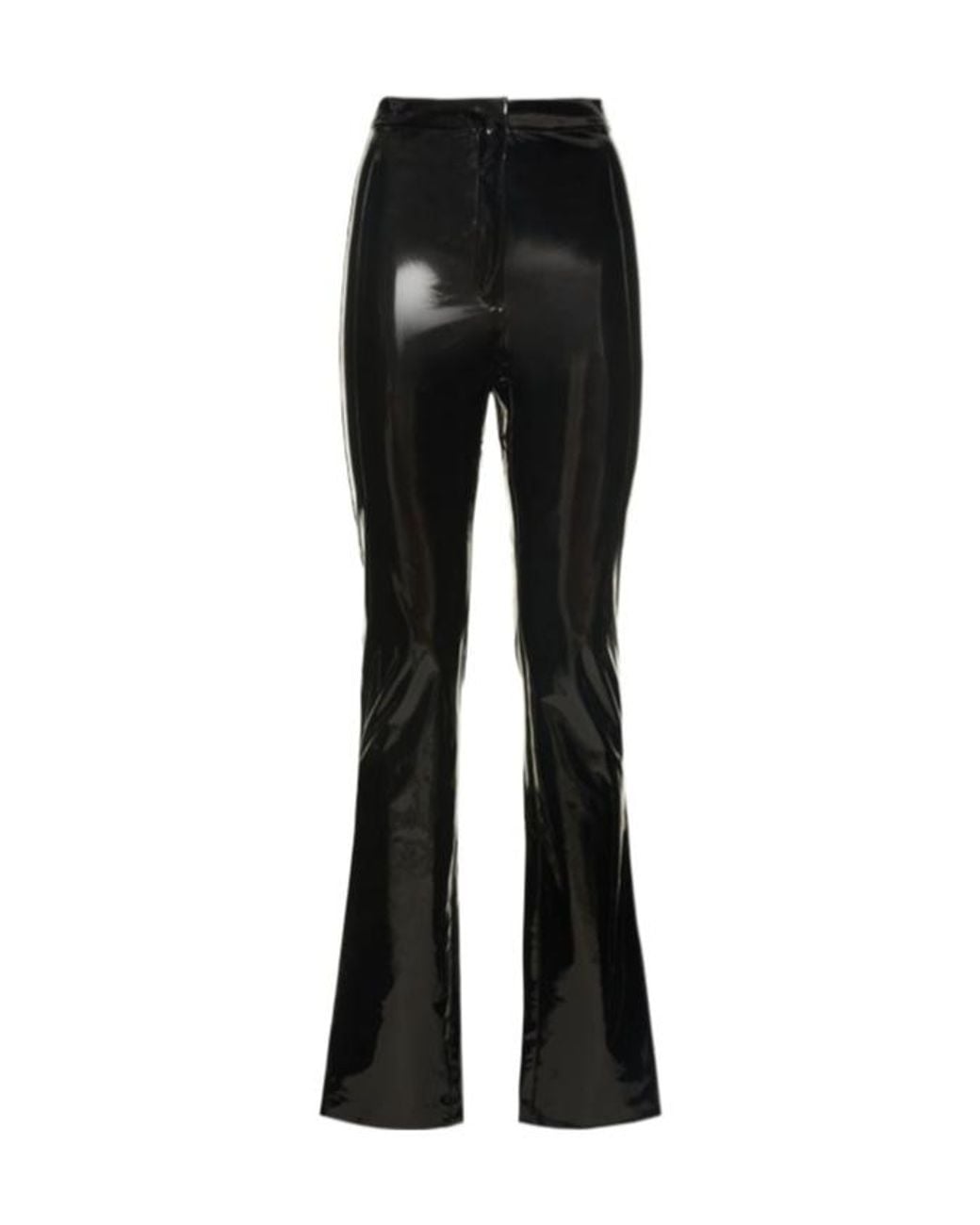 ROTATE BIRGER CHRISTENSEN Black Flared Casual Pants