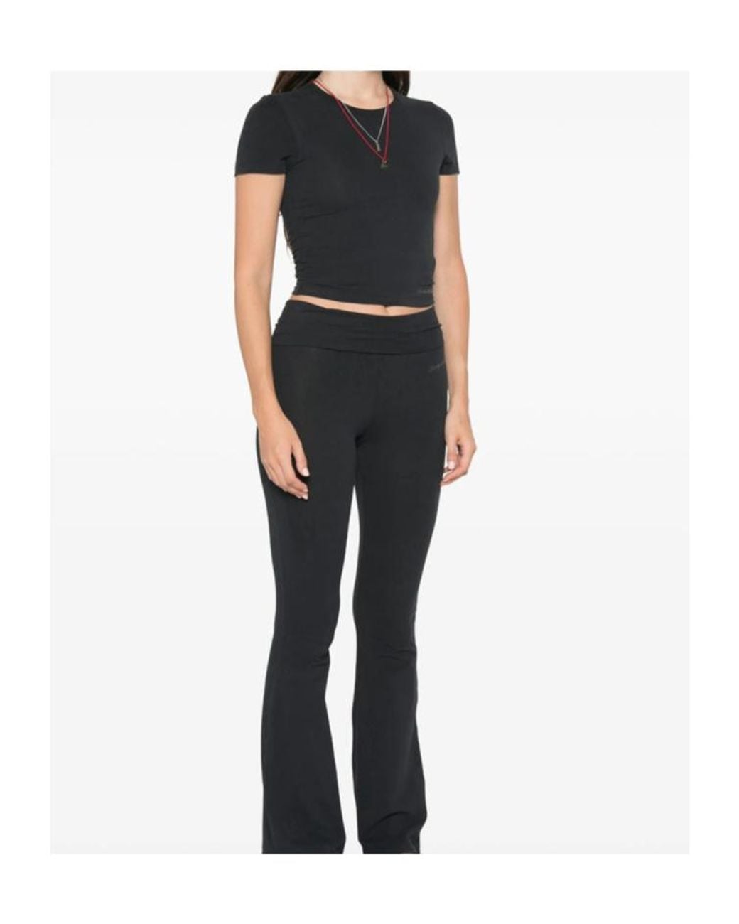 Sporty & Rich Black Short-Sleeved T-Shirt