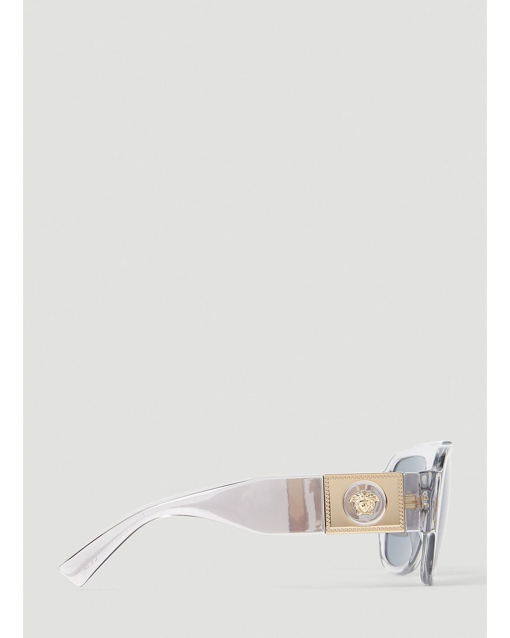 Versace Blue Logo Sunglasses for men
