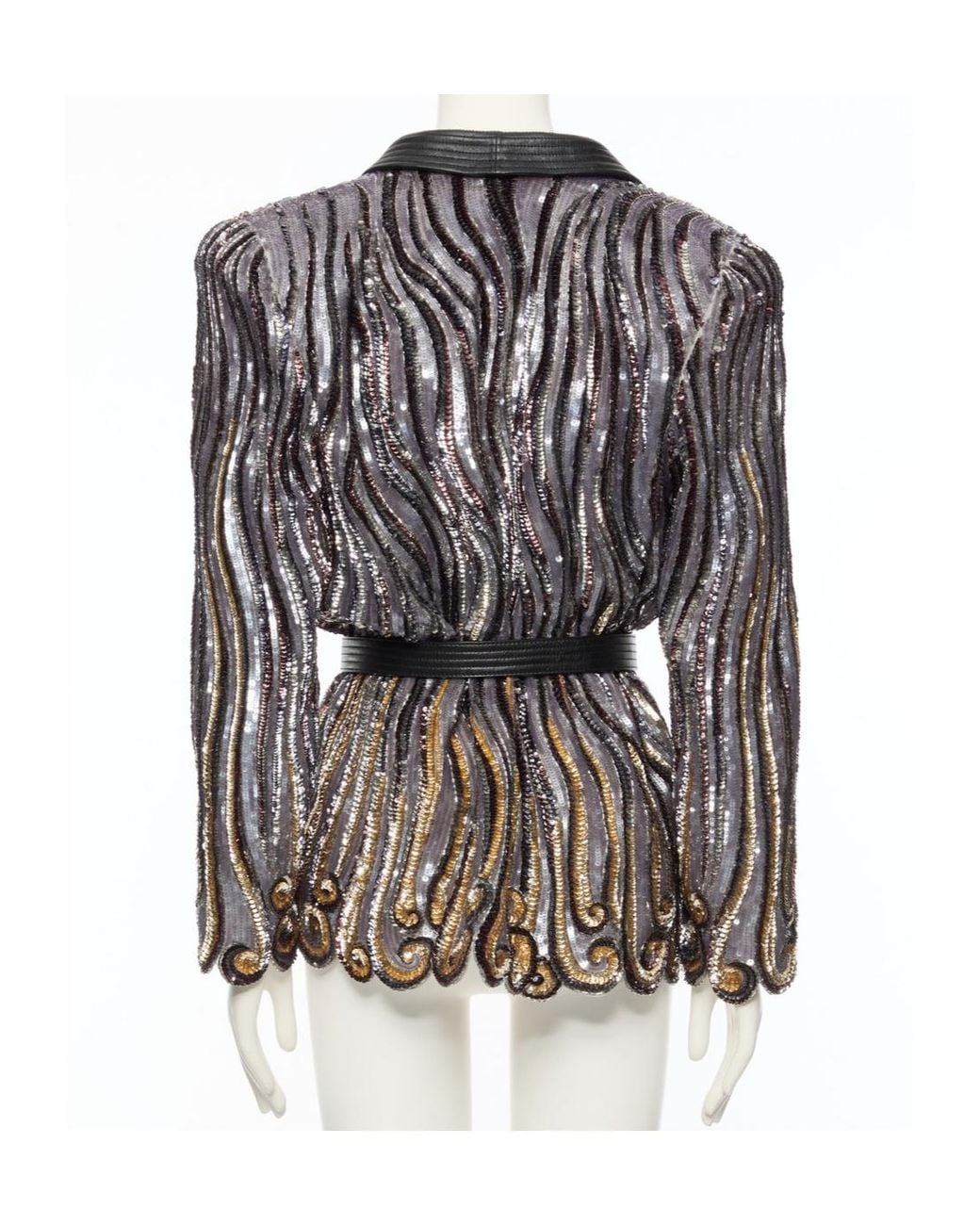 Valentino Black Long-Sleeved Jacket