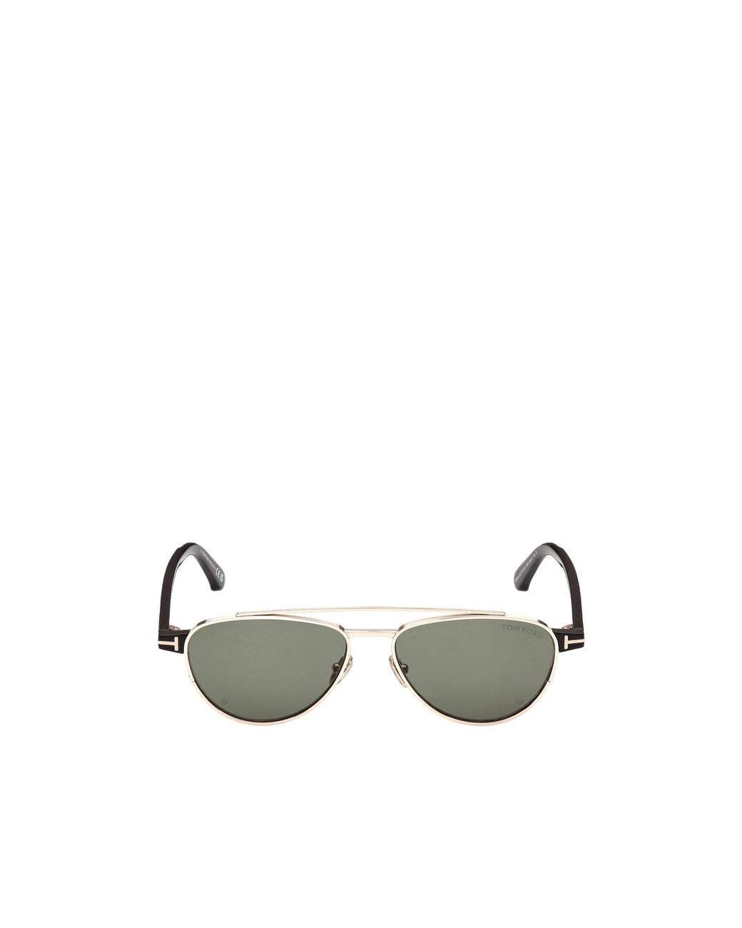 Tom Ford White Eyewear Anthony Pilot Frame Sunglasses for men