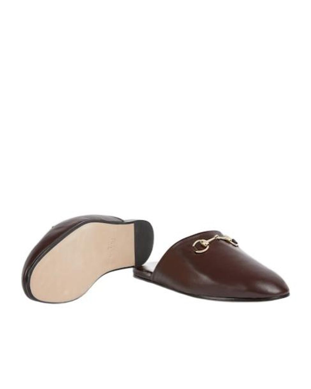 Gucci Brown Horsebit Mules for men