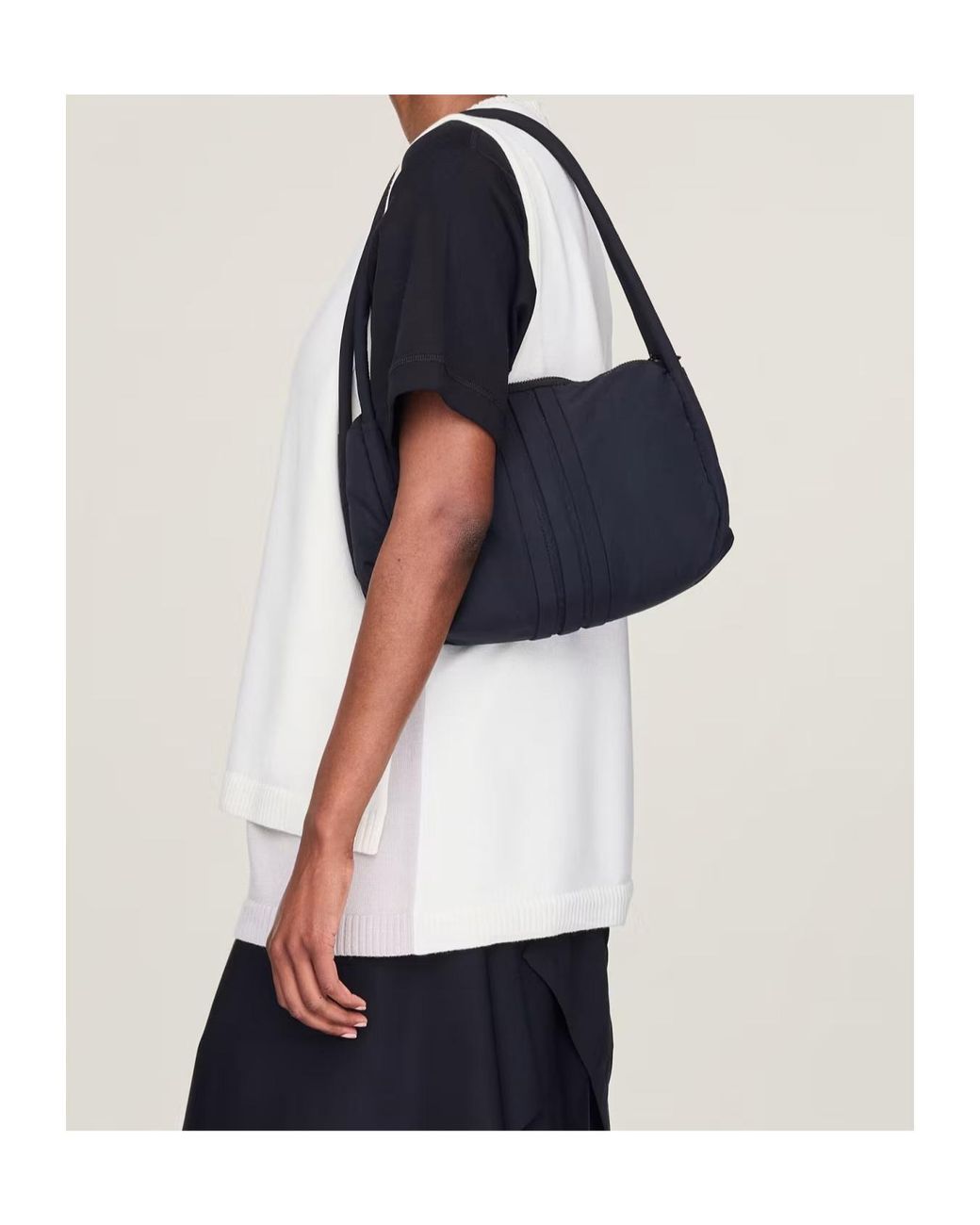 Y-3 Black Padded Handbag