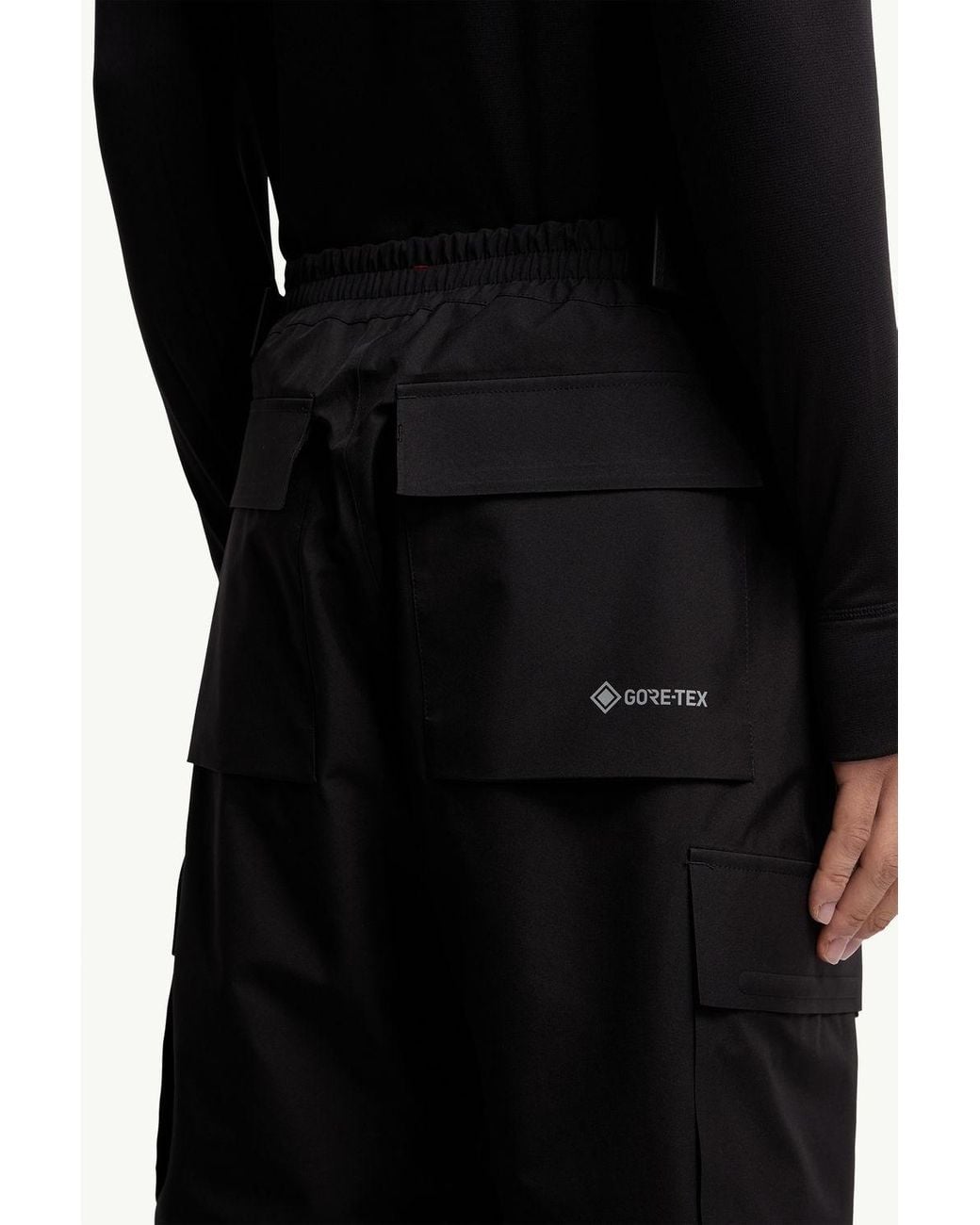 Moncler Black Grenoble Gore Tex Ski Trousers for men