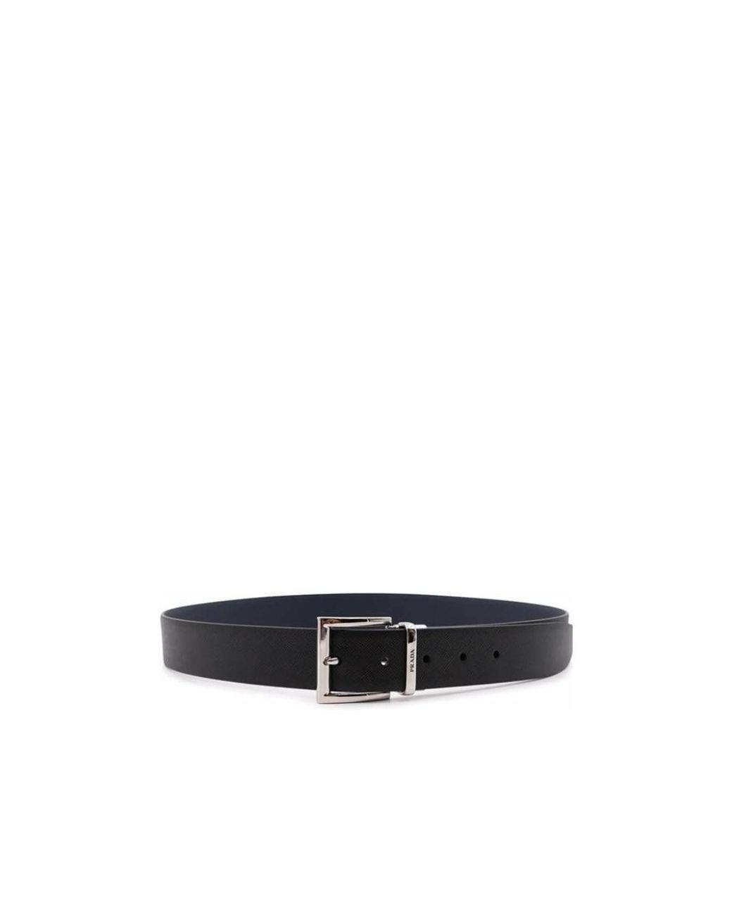 Prada White Double-Sided Belt for men