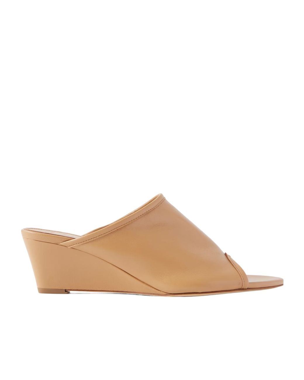 Aeyde Brown Suzanne Leather-Trimmed Mesh Sandals