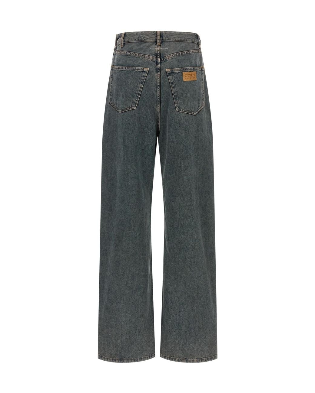MM6 by Maison Margiela Gray Back To Back Jeans