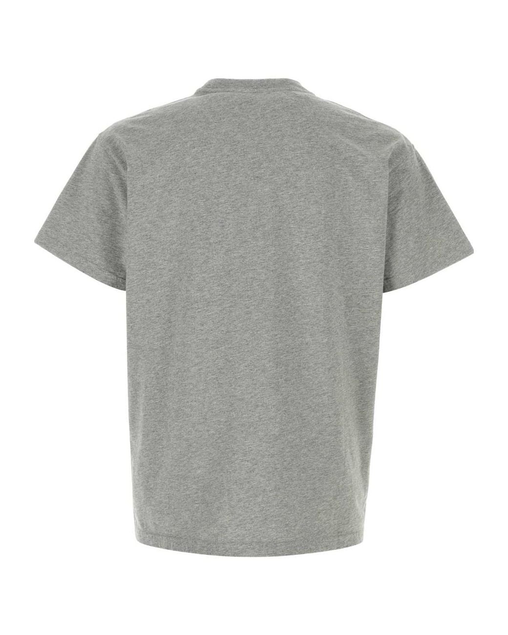 Vivienne Westwood Gray Logo Print Crewneck T-Shirt for men