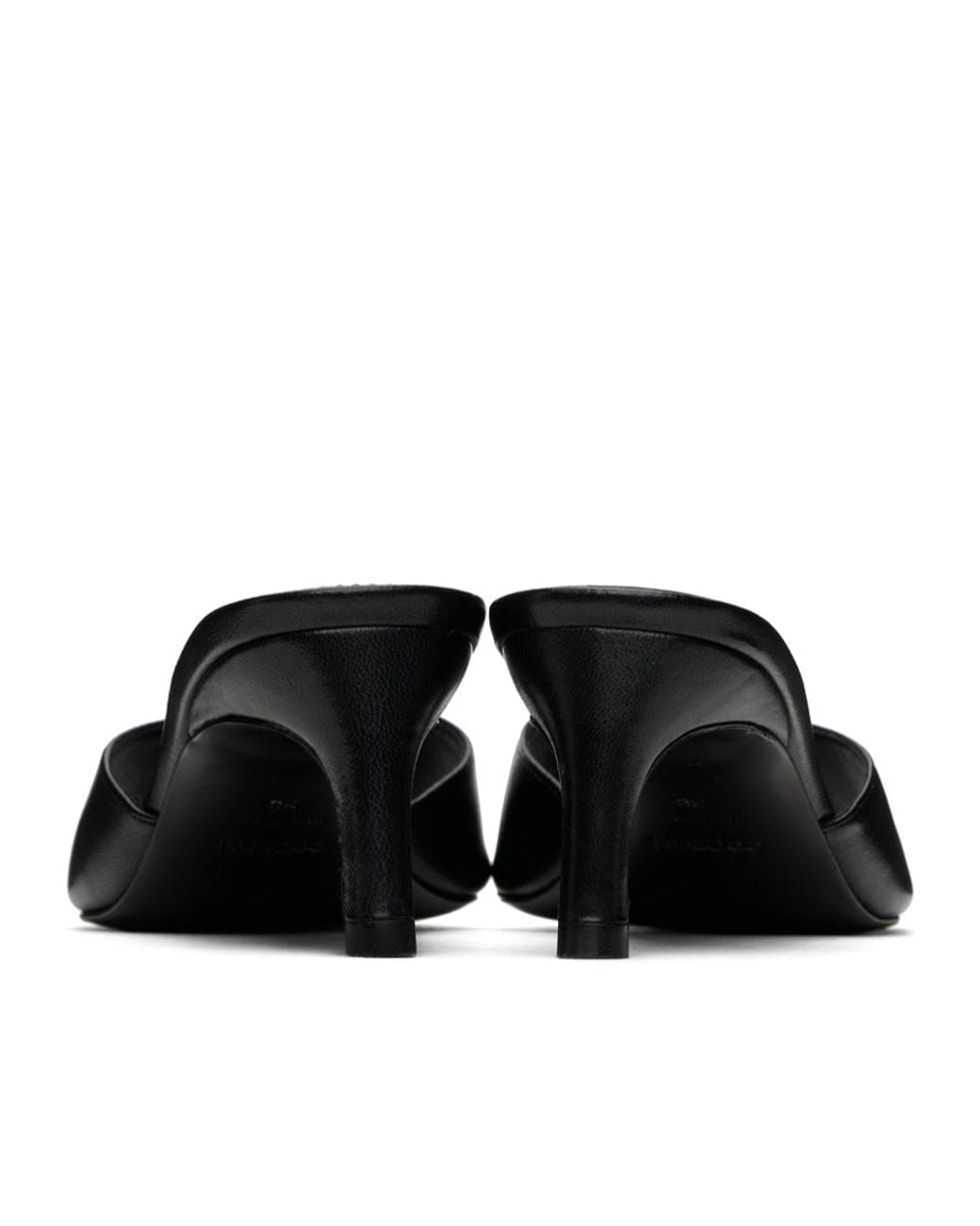 Coperni Black Low Logo High-Heeled Sandals