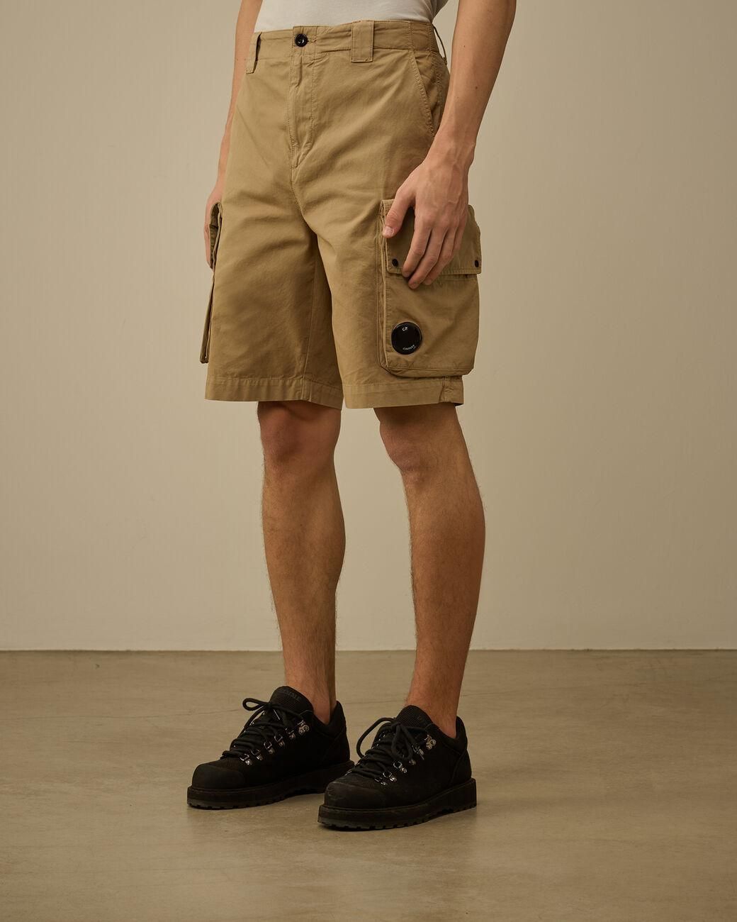 C P Company Natural Cargo Shorts for men
