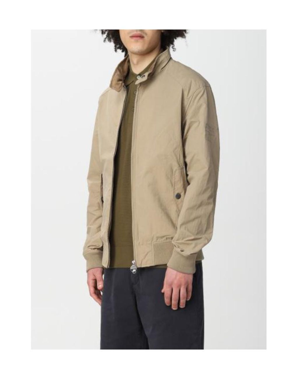 Barbour Natural X Smq Harrington Jacket for men