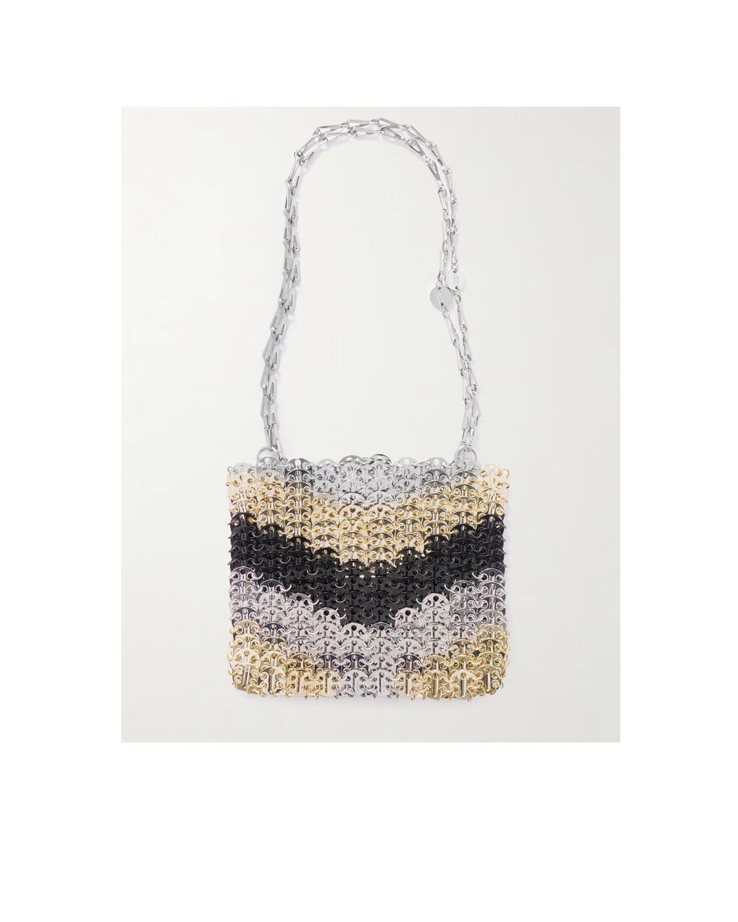 Rabanne White Chainmail Shoulder Bag