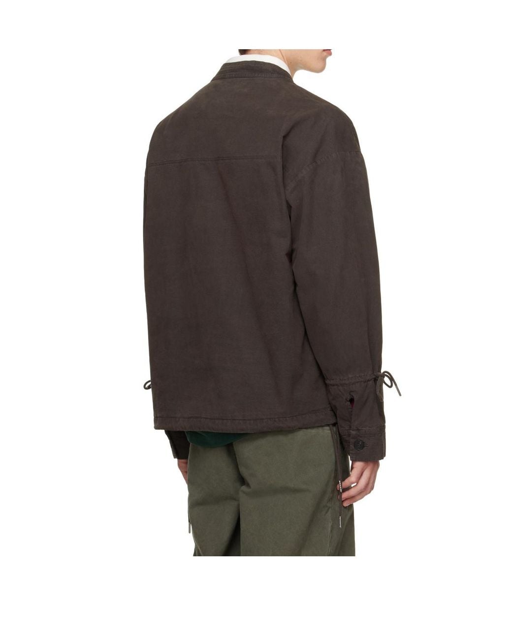 Entire studios Gray Alcove Button-Front Casual Jacket for men