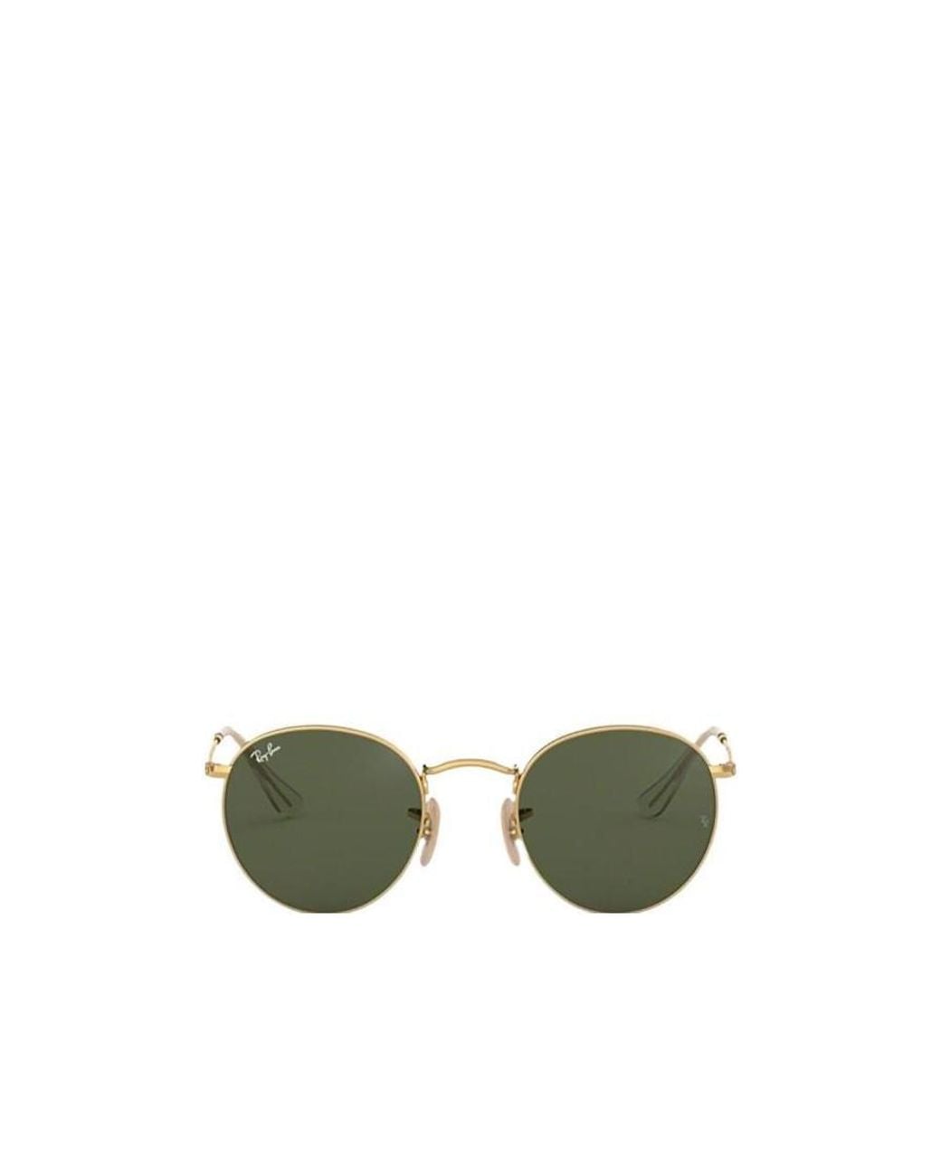 Ray-Ban Green Round Frame Sunglasses