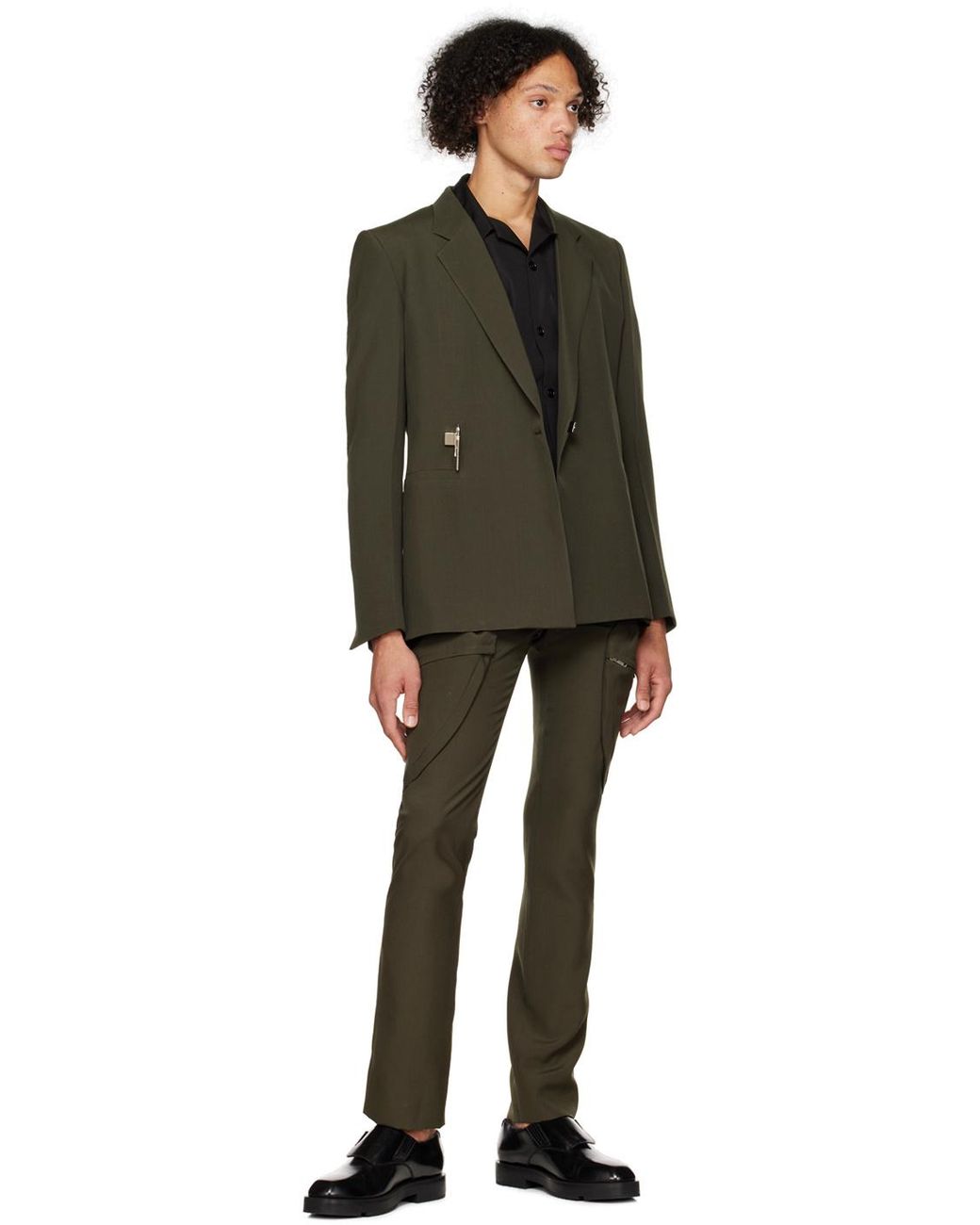 Givenchy Green Slim Fit Cargo Pants for men