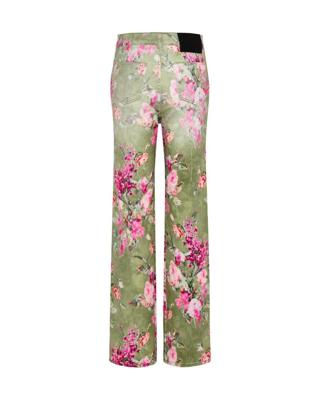 Blumarine Multicolor Printed Casual Pants