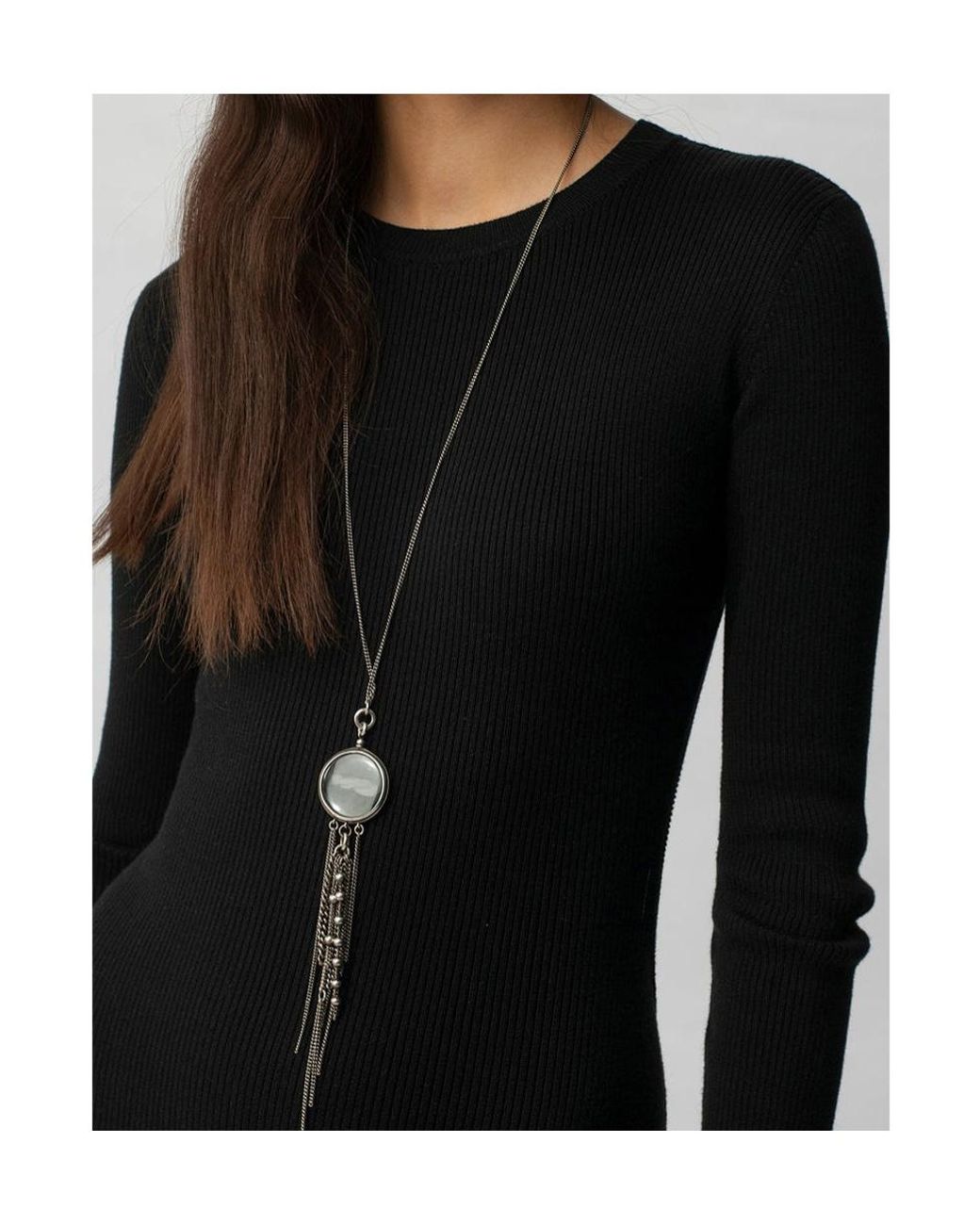 Ann Demeulemeester Black Eva Open-Back Ribbed Maxi Dress