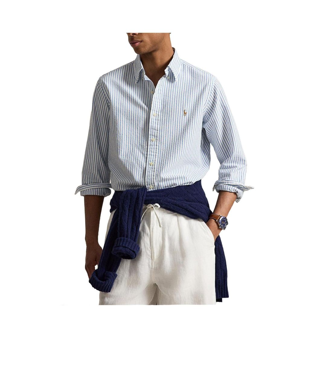 Polo Ralph Lauren White Longsleeve Shirt for men
