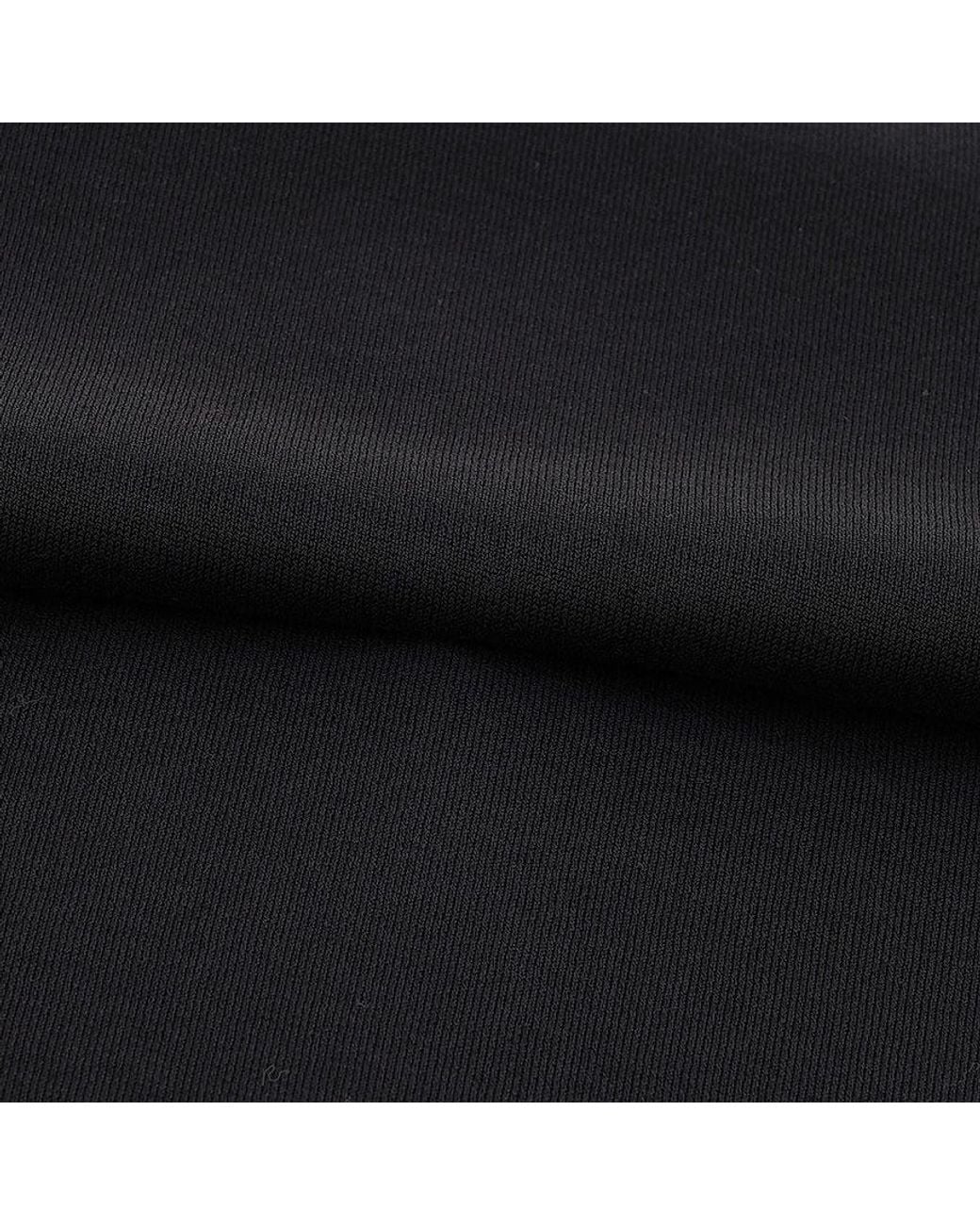 Lemaire Black Roll-Neck Straight Hem T-Shirt
