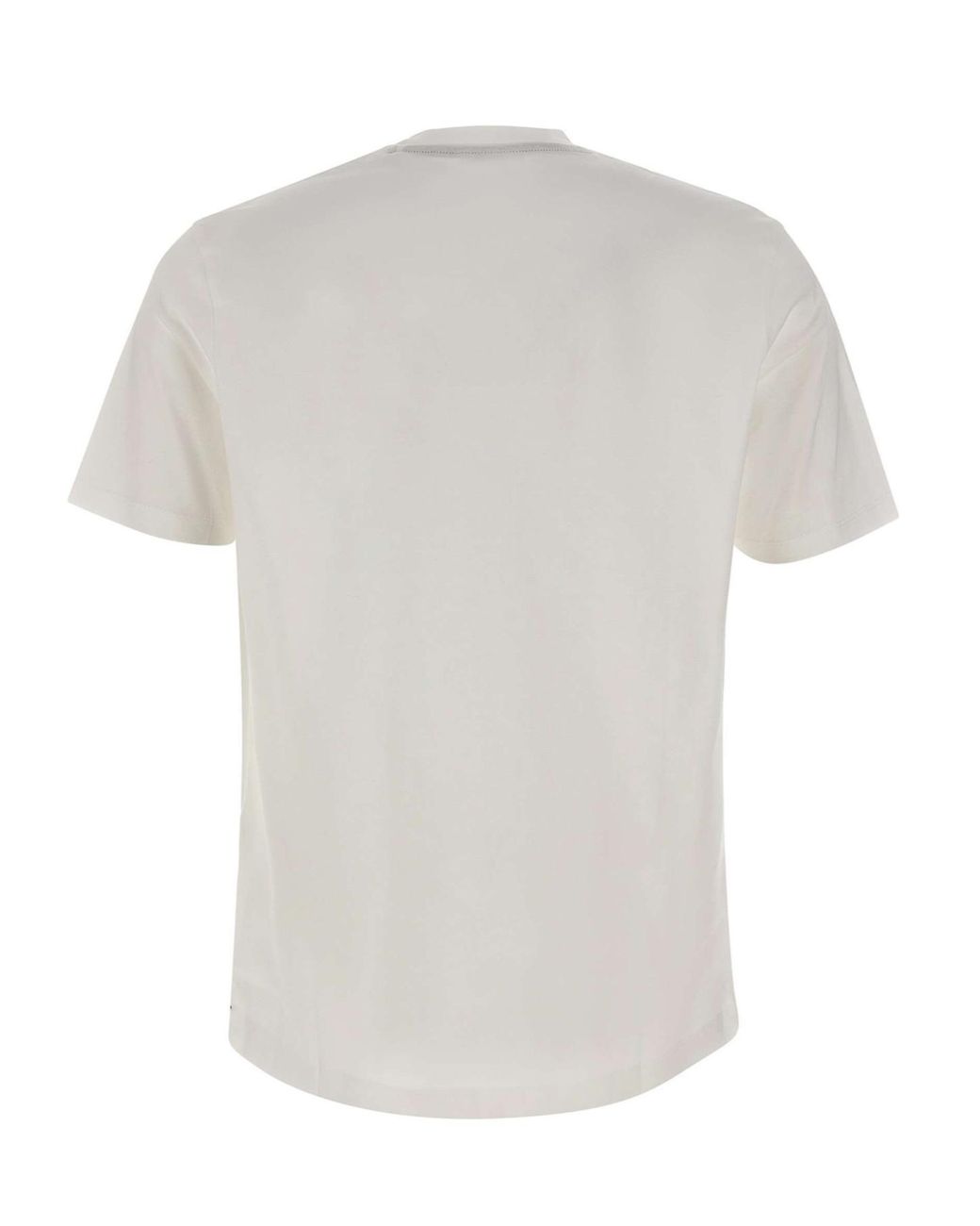 Paul & Shark White Logo Crew-Neck T-Shirt for men
