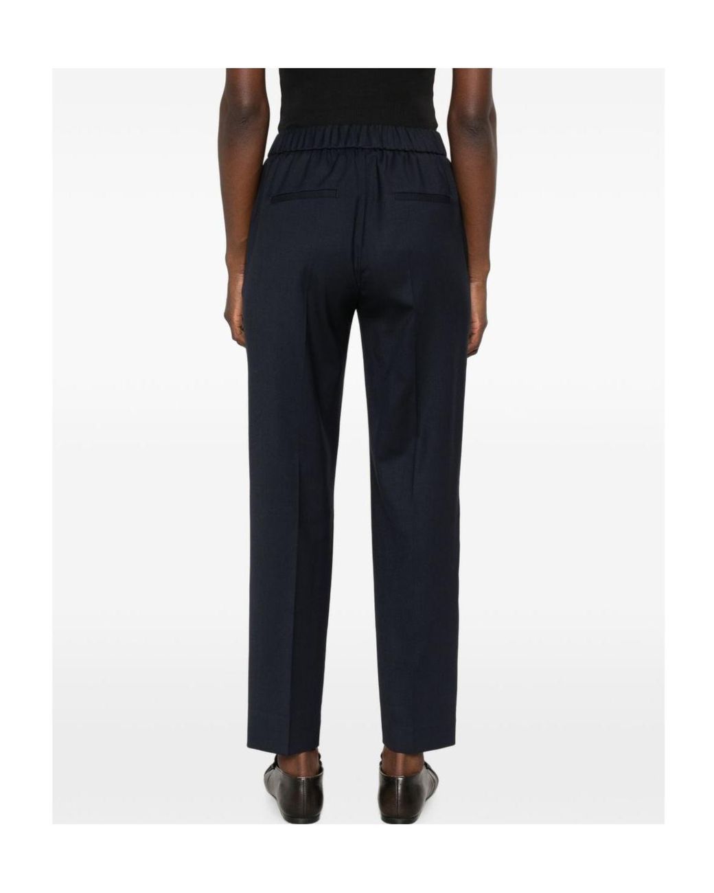 Peserico Blue Elasticated-Waist Trousers