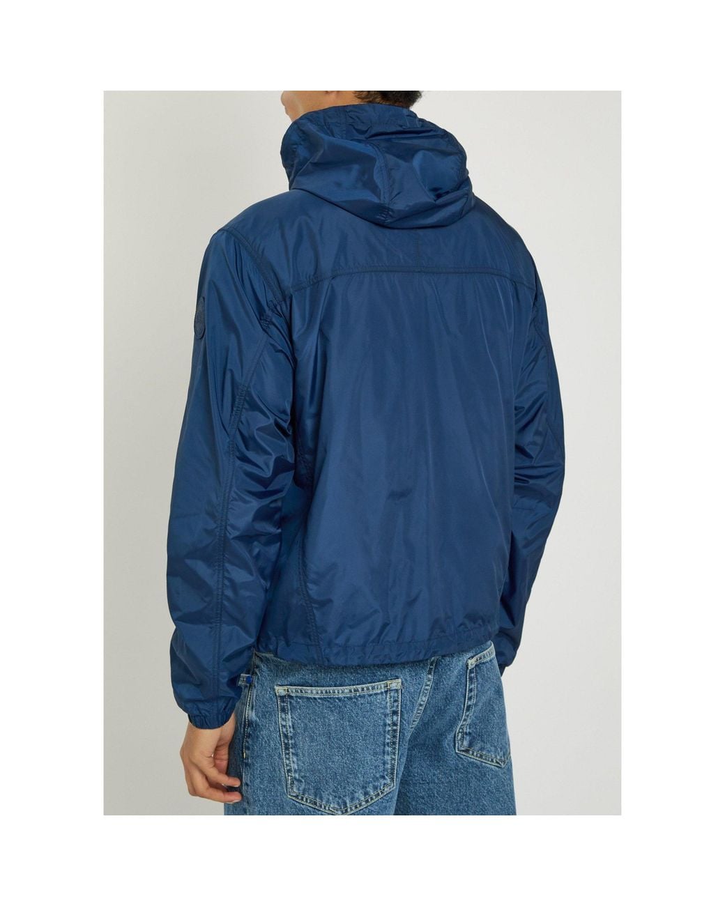 Canada Goose Blue Hooded Windbreaker for men