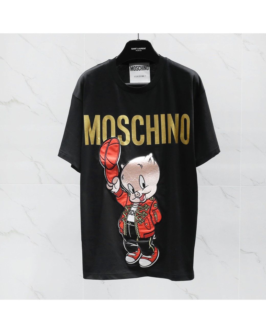 Moschino Black Open-Necked Shirt