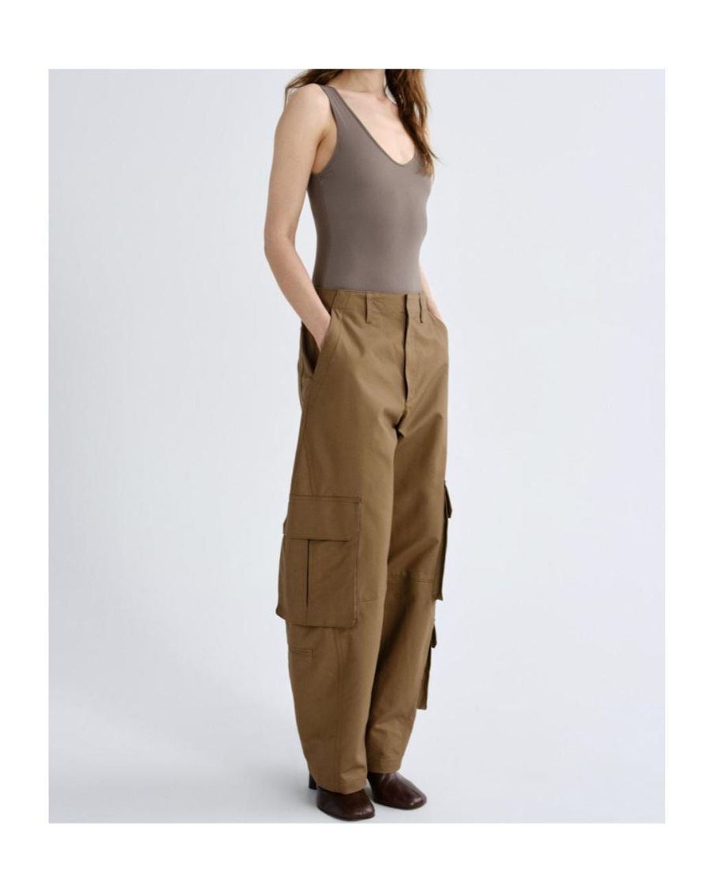 Agolde Green Ambika Utility Pant (Sateen)