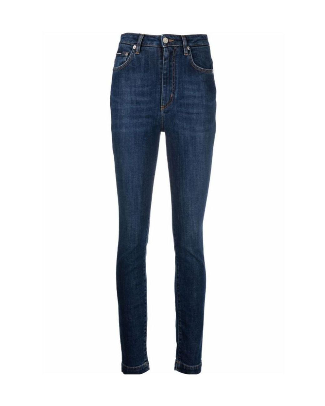 Dolce & Gabbana Blue Audrey Skinny Jeans