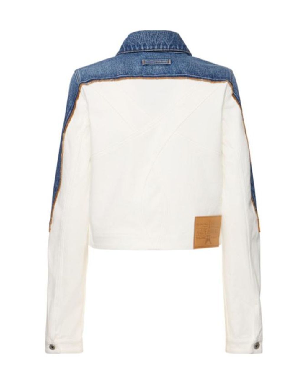 Jean Paul Gaultier Blue Single-Breasted Button-Up Denim Jacket