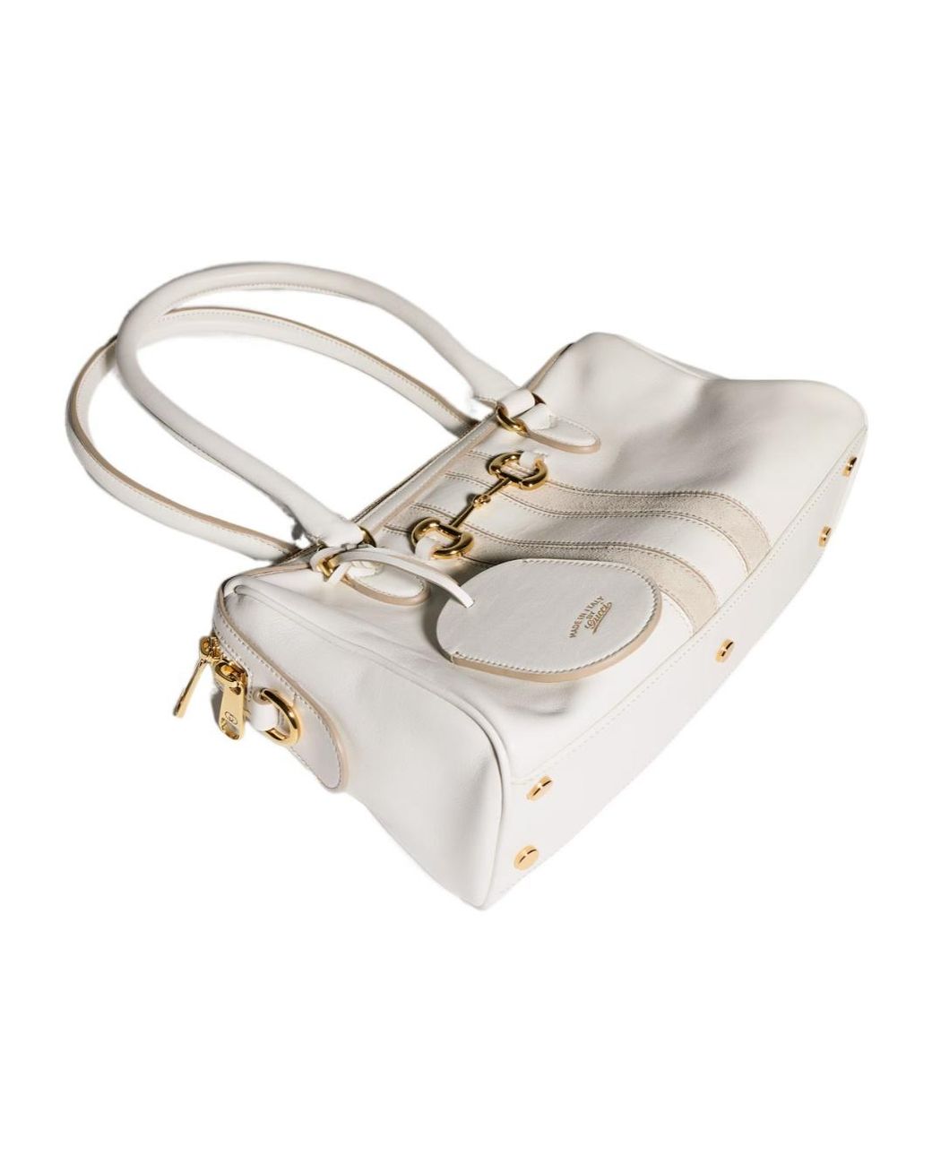Gucci Natural Borsetto Medium Boston Bag