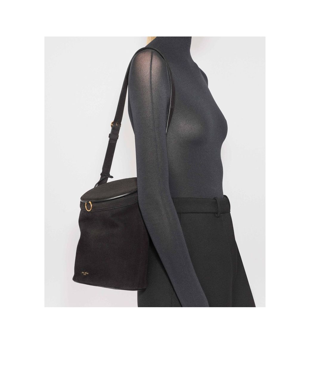 Alaïa Black Alaïa La Canette Medium Bag