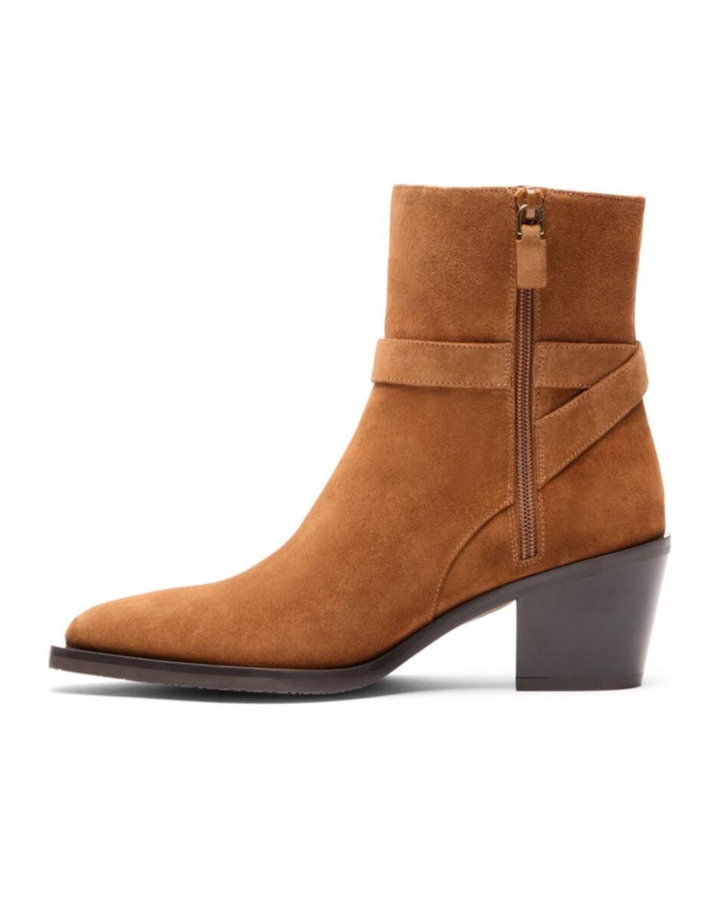 Stuart Weitzman Brown Maven Western Bootie