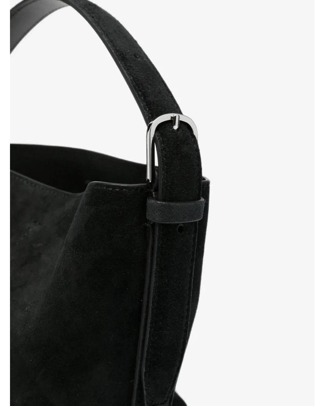 Totême Black Totême Petite Belted Tote Bag