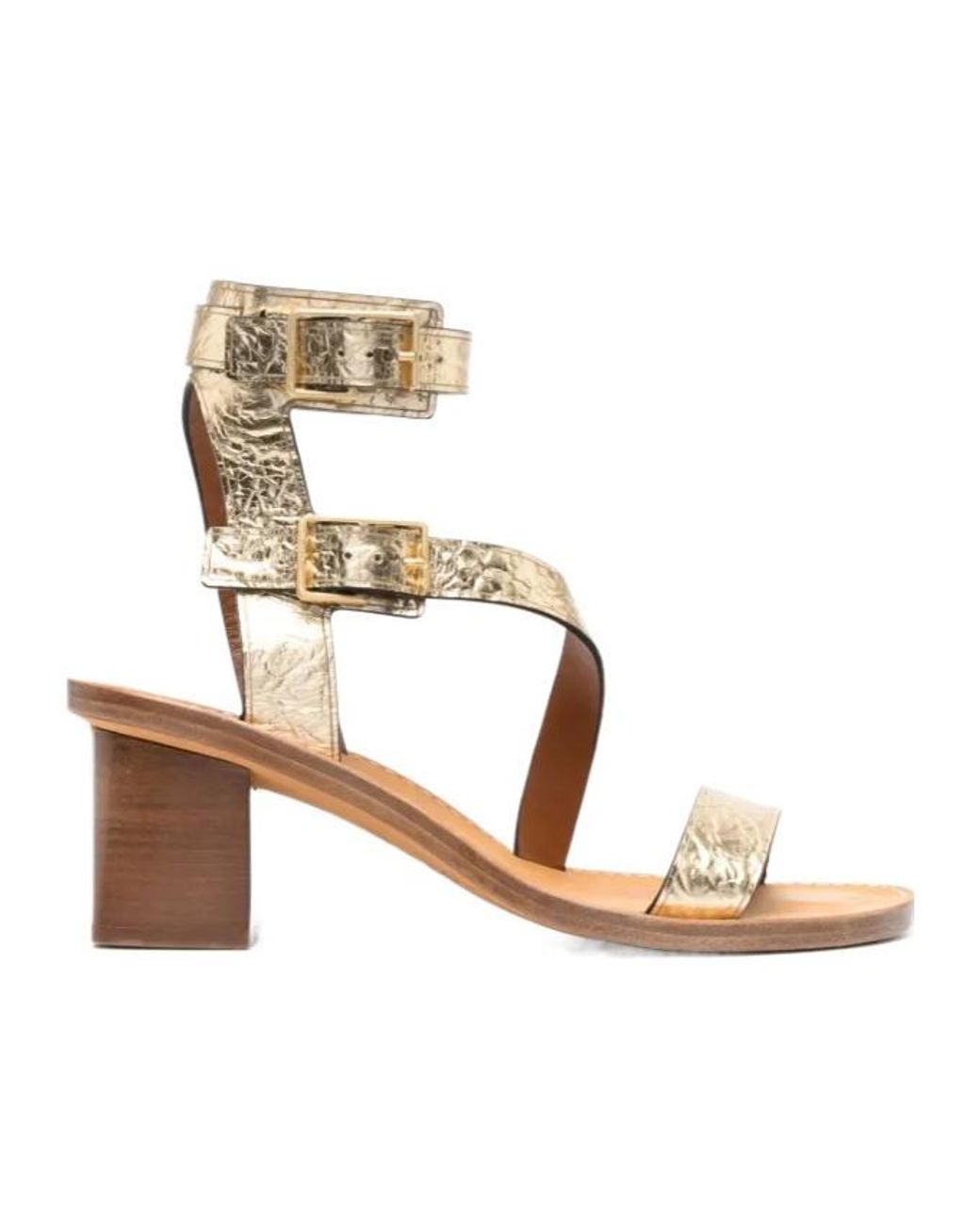 Zadig & Voltaire Metallic Cecilia Caprese 60Mm Sandals