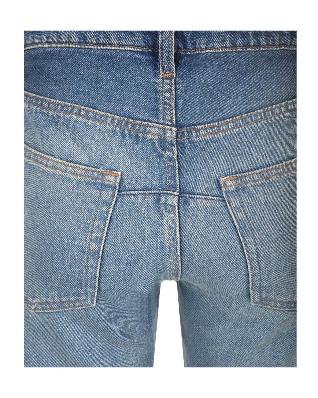 A.P.C. Blue Kylie Straight Leg Jeans
