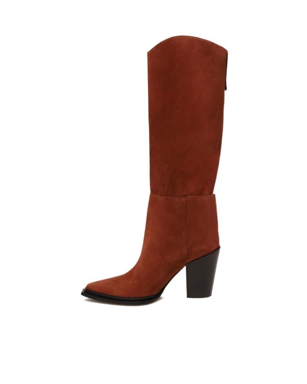 Jimmy Choo Brown Pointed-Toe High Boots