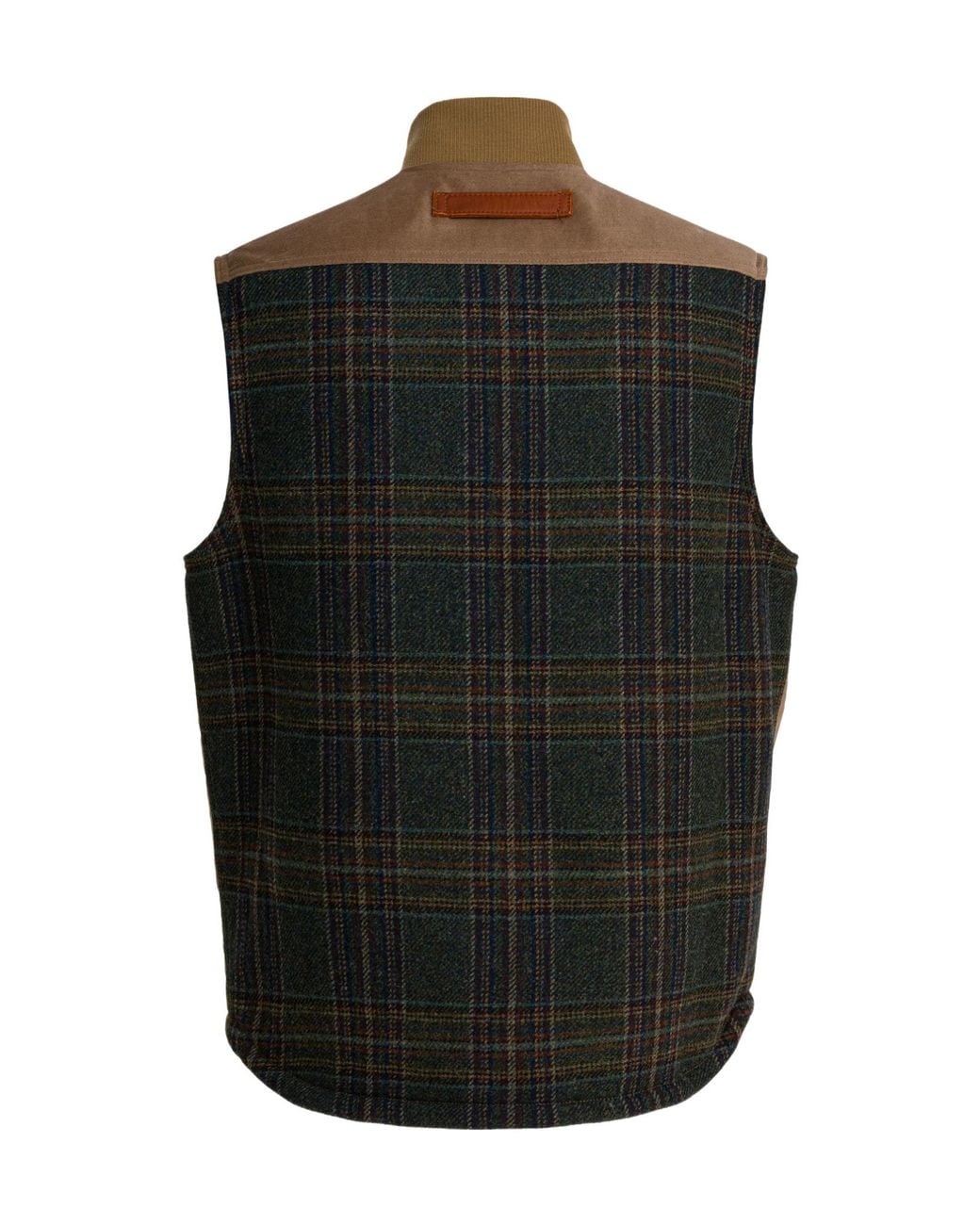 Junya Watanabe Brown Logo Zip-Up Vest for men