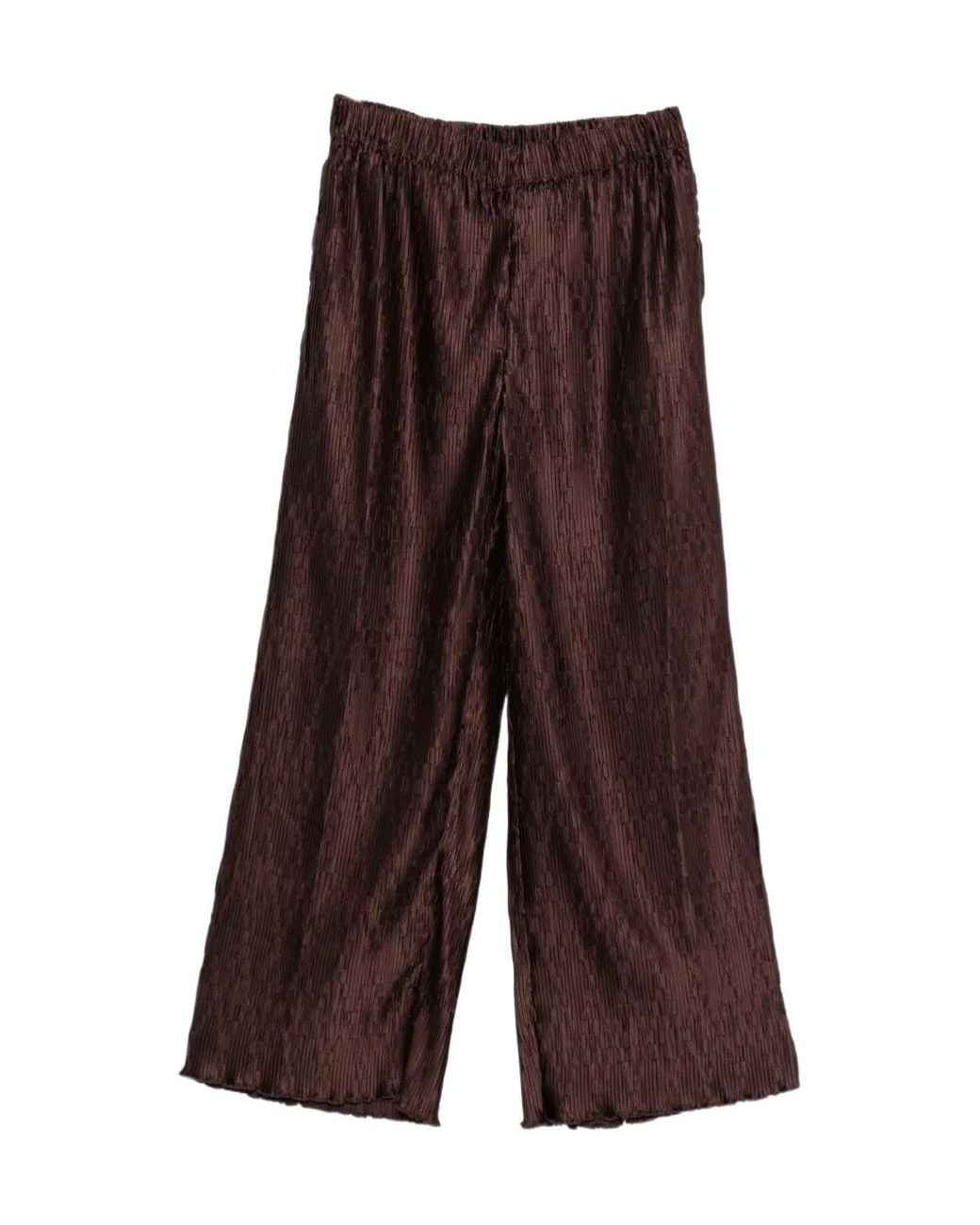 By Malene Birger Brown Pleated Casual Pants